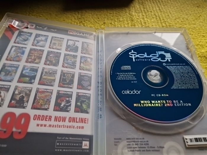 Who wants to be a Millionaire 2nd edition Pc Cd rom games Original