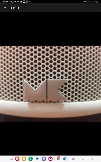 High End Miller & Kreisel Sound (M&K)  Surround-55 MK11 Dipole Speakers white
