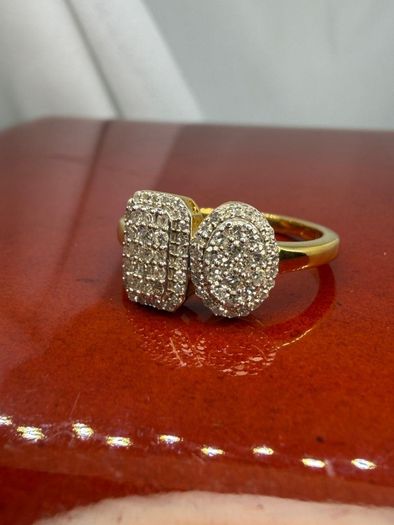 Diamond Cluster Ring
