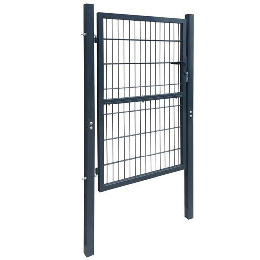 2D Fence Gate (Single) Anthracite Grey 106 x 230 cm