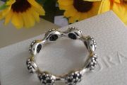 Brand new genuine Pandora sterling silver pave ring