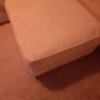 Cream fabric upholstered footstool with storage FINAL REDUCTION Image 3