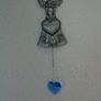 Suncatcher, Pewter angel suncatcher, Window ornament, Gift Image 2