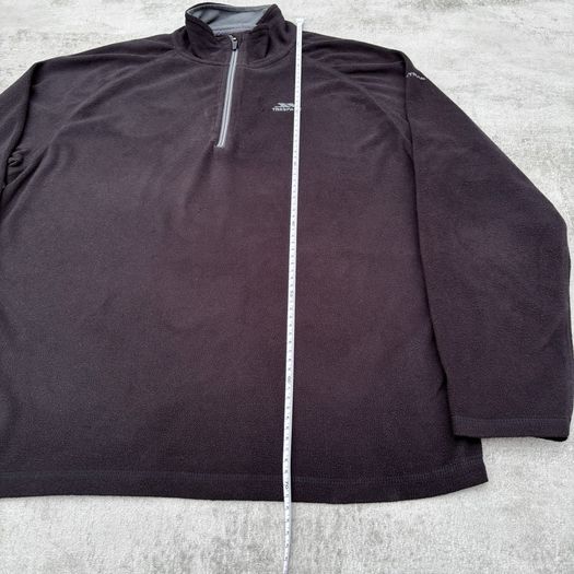 Black Trespass Half Zip Fleece