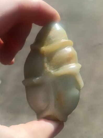 Qing Dynasty Jade Brush Washer