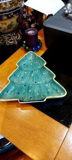 Christmas  Tree Plate