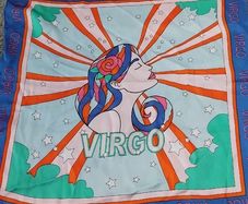 satin virgo scarf