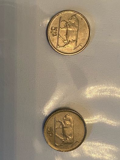 1992-1996 Irish 5 pence