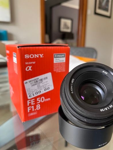 Sony FE 50mm 1.8 Prime Lens Brand New