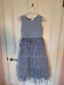 Light Blue girls dress ( age 9)