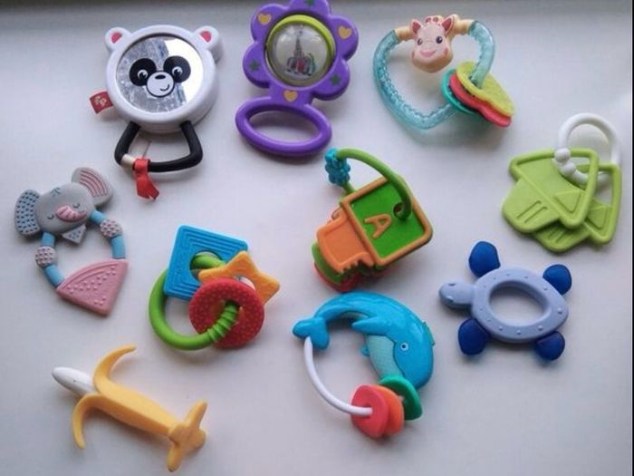 Bundle of Baby Toys and teethers