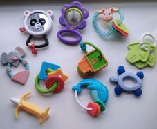 Bundle of Baby Toys and teethers