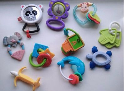 Bundle of Baby Toys and teethers