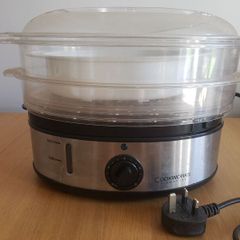 Cookworks 10102 3 Bowl Stramer -Stainless Steel Steam Cooker