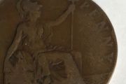 Old 1912 British Penny