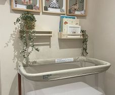 Tutti Bambini ZiZee Crib - with mattress, mattress protector and bed sheet.