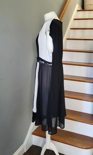 Shein black & white dress, Size 2XL / UK20