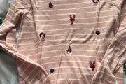 Oasis peach fine knit jumper wool