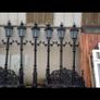 Set of 12 cast iron avenue lamps Image 8