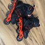 Rollerskates- Acid orange colour- intermediate skill set Image 2
