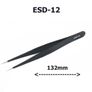 ESD Safe Anti-Static Stainless Steel Tweezers Electronic Repair Precision Tools ESD-12 Image 2