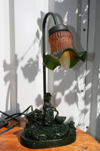 Vintage Table Lamp - 17"