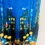dress Size S (8/10) Smashed Lemon Amsterdam Blue Abstract City Print V-Neck Lined Dress Image 5
