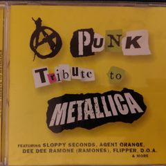 Various - A Punk Tribute To Metallica CD (2001) HARD TO FIND DOA, Vibrators EX+