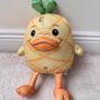 Moriah Elizabeth Sparkle Georgie Pineapple Duck Plush Soft approx. 10" Used Please see photos Image 10