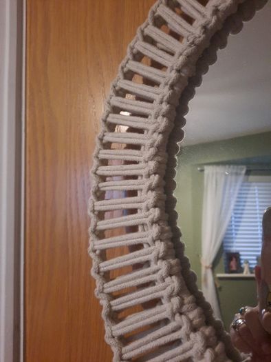 macrame mirror