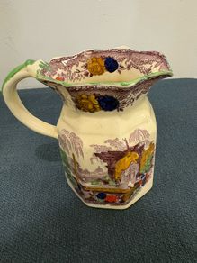 Old MASONS ceramic Jug  12 cms tall