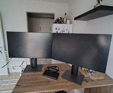 Dual Dell Monitor Setup + Targus USB-C 4K Docking Station