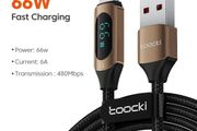 Type C to Type C Cable 66W PD Fast Charging Charger USB C to USB C Display Cable For Xiaomi POCO f3 Realme
