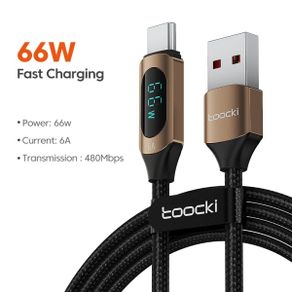 Type C to Type C Cable 66W PD Fast Charging Charger USB C to USB C Display Cable For Xiaomi POCO f3 Realme