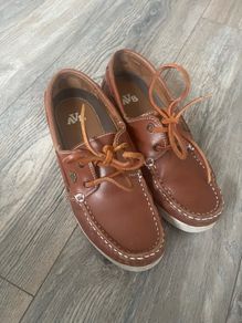 AV8 deck shoes brown leather 4/37