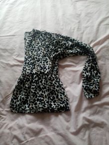 Wednesdays Girl leopard print ladies top