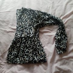 Wednesdays Girl leopard print ladies top