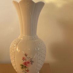 Belleek china vase