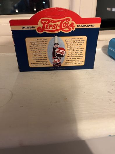 Pepsi cola diecast model van
