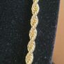 Unisex necklace Jewellery 14k Gold Plating 55cm Image 2