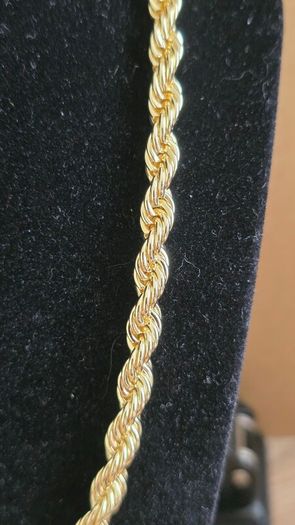 Unisex necklace Jewellery 14k Gold Plating 55cm