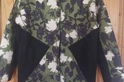 Derhy green and black coat (free post)