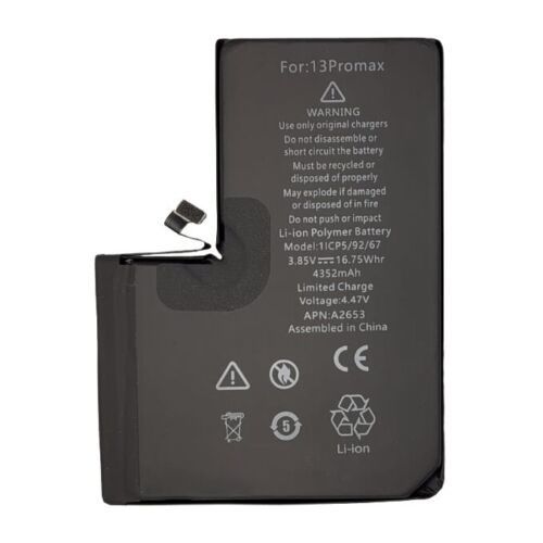 Replacement Battery For Apple iPhone 13 Pro Max Battery 4352mAh A2653 New - FHT27IPB