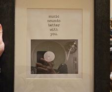Framed Music Themed Print