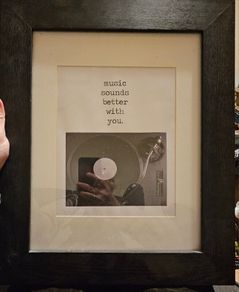 Framed Music Themed Print