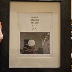 Framed Music Themed Print