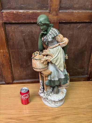 Austrian Art Noveau Amphora maiden c 1910