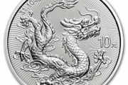 2025 China 10 Yuan 1 oz Silver Bullion Coin - Dragon BU (In Capsule)