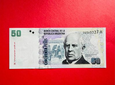 Argentina  50 Pesos  2011. Pick  356 Unc