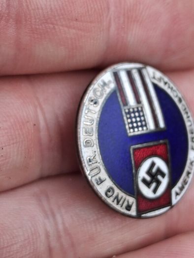 Trio of 1930's Party Pin Badges
